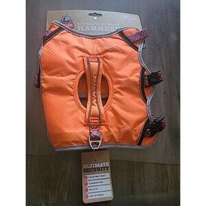 NWT Arcadia Trail Ultimate Safety Security Reflective Dog Harness Orange Small